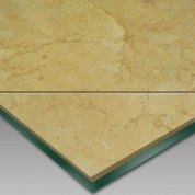 Golden Shell-Glass Laminated Panel